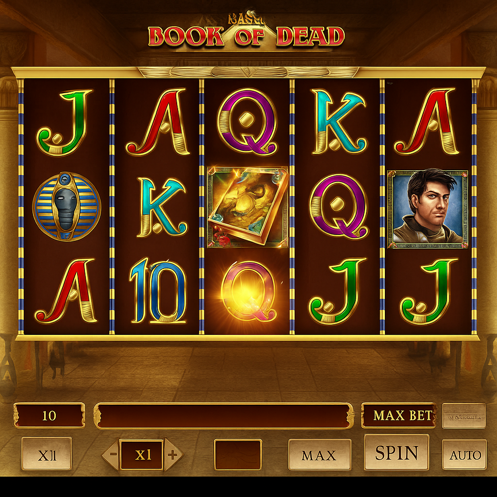 I24Slots - Book of Dead Slot Game by Play'n GO