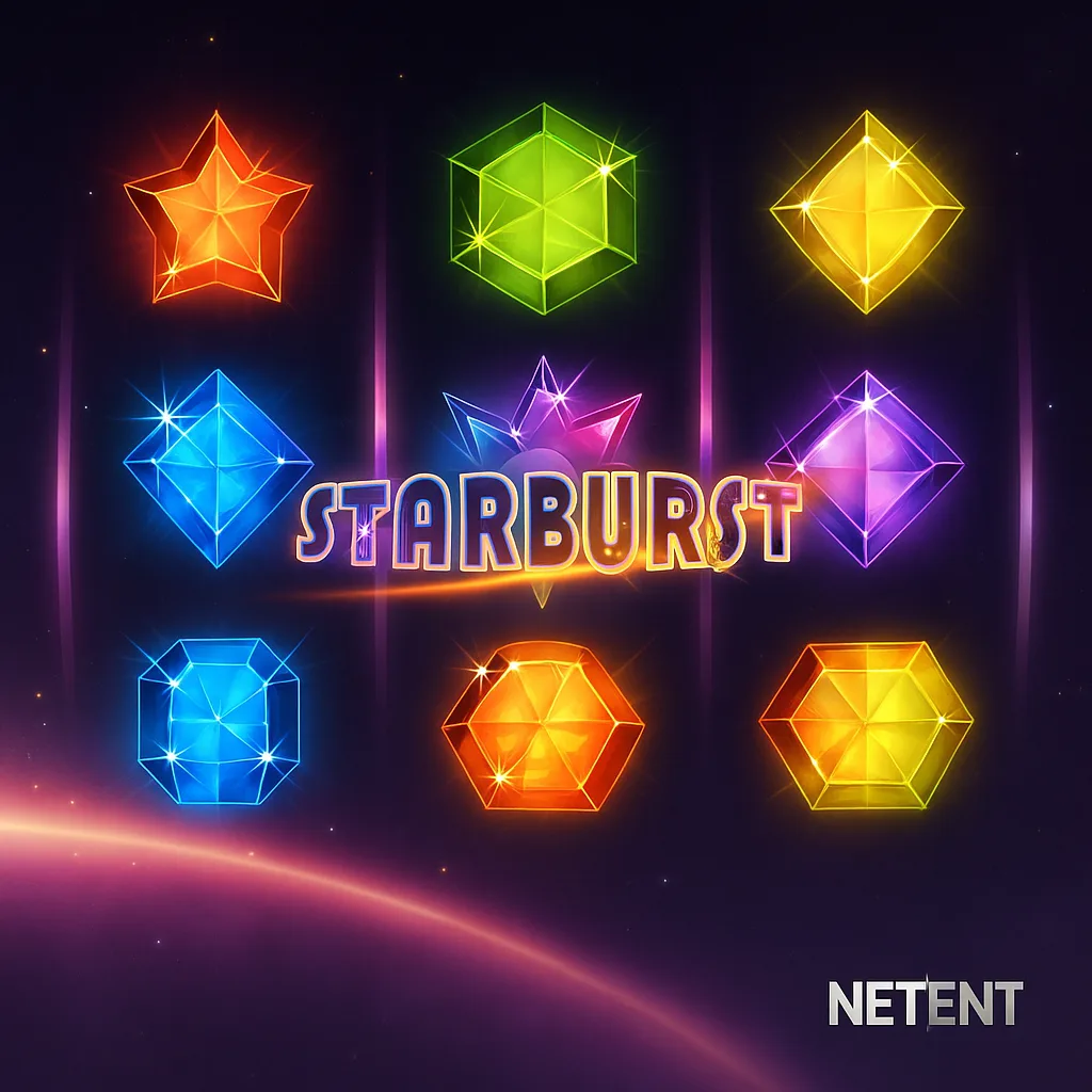 I24Slots - Starburst Slot Game by NetEnt