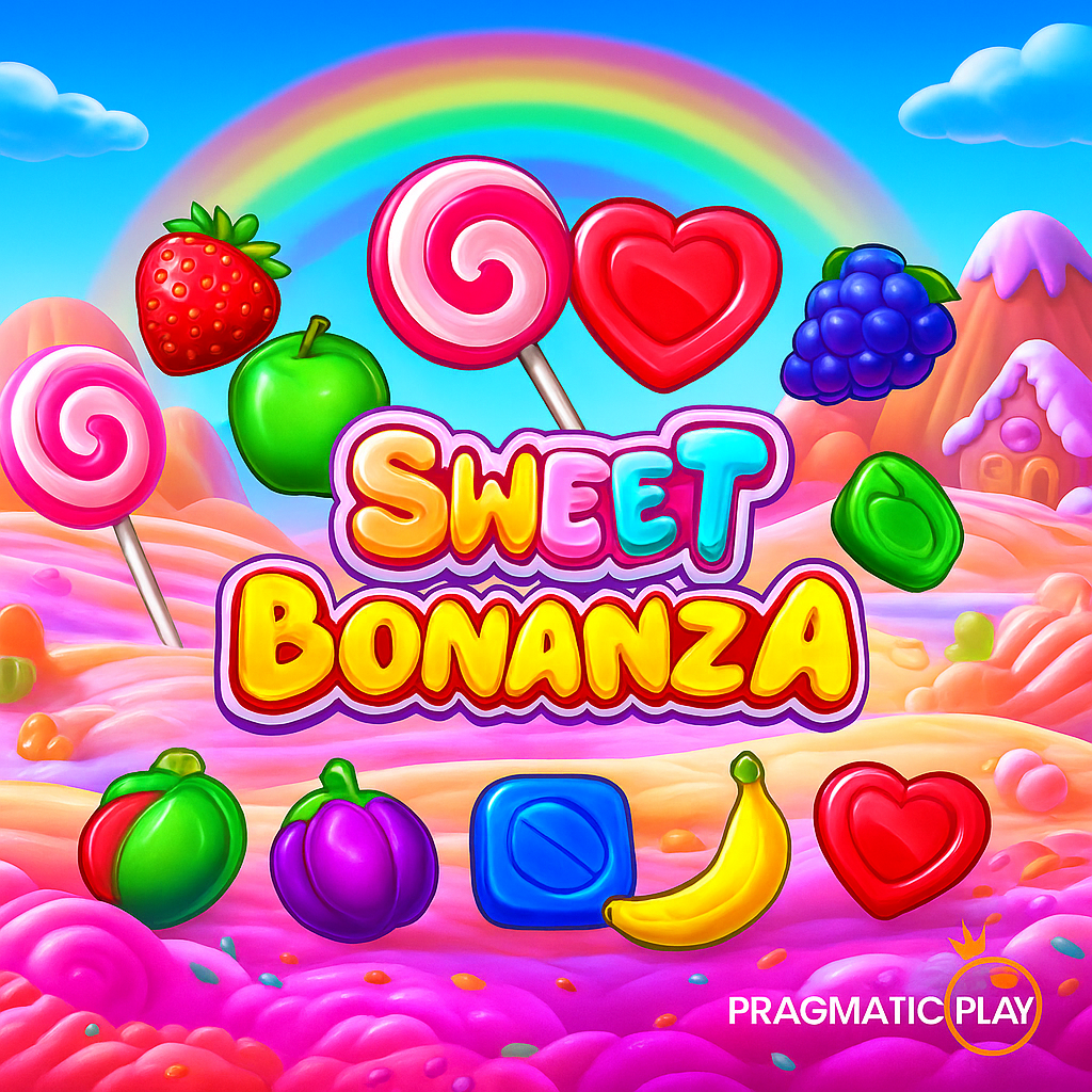 I24Slots - Sweet Bonanza Slot - Multiplicateurs jusqu'à 100x